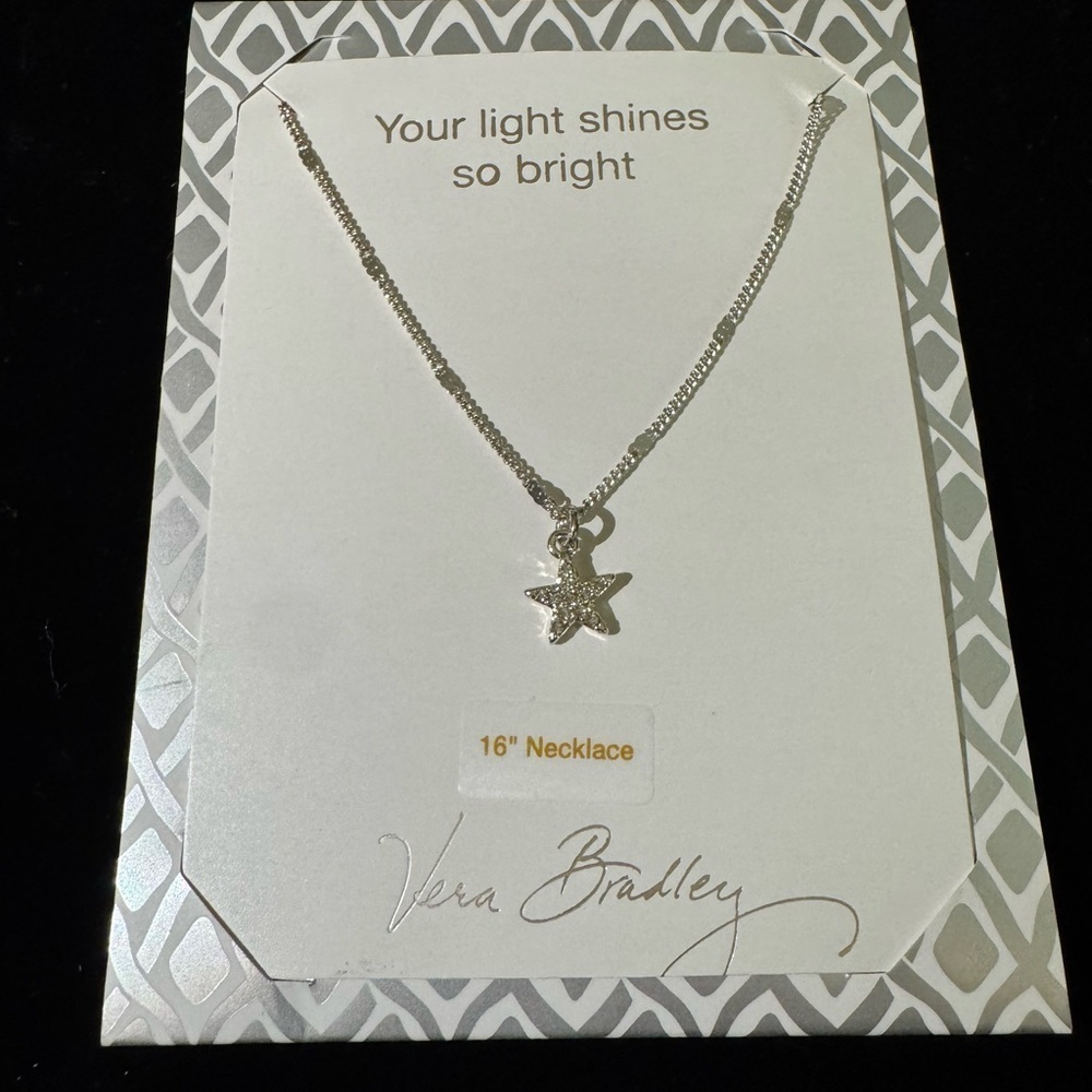 Vera Bradley Silver Star Necklace